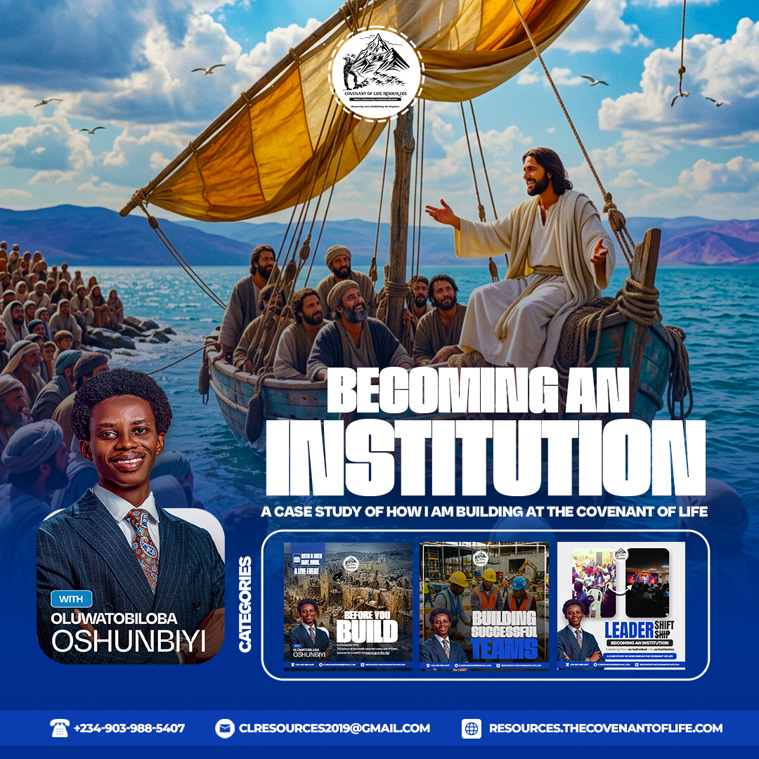 BECOMING AN INSTITUTION
